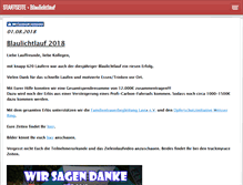 Tablet Screenshot of blaulichtlauf.de